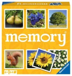 Ravensburger Natur Memory® - 20881 - Der Spieleklassiker Für Alle Naturfreunde, Merkspiel Für 2-8 Spieler Ab 6 Jahren