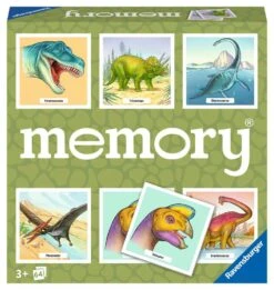Ravensburger Memory® Dinosaurier - 20924 - Der Spieleklassiker Für Dino-Fans, Merkspiel Für 2-8 Spieler Ab 3 Jahren