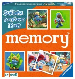 Ravensburger Memory® Schlümpfe - 20926 - Der Spieleklassiker Mit Tollen Bildern Der Lustigen, Blauen Schlümpfe, Merkspiel Für 2 - 8 Spieler Ab 3 Jahren