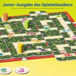 Ravensburger® 20980 - Dino Junior Labyrinth -Familienklassiker Für Die Kleinen, Spiel Für Kinder Ab 4 Jahren -Gesellschaftspiel Geeignet Für 2-4 Spieler, Junior-Ausgabe Mit Dinosaurier-Thema -Ravensburger Geschäft 20980 5 de DE