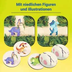 Ravensburger® 20980 - Dino Junior Labyrinth -Familienklassiker Für Die Kleinen, Spiel Für Kinder Ab 4 Jahren -Gesellschaftspiel Geeignet Für 2-4 Spieler, Junior-Ausgabe Mit Dinosaurier-Thema -Ravensburger Geschäft 20980 6 de DE