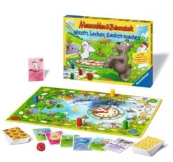 Ravensburger 21298 - Wissen, Lachen, Sachen Machen - Mauseschlau & Bärenstark Für Kinder, Kinderspiel Für 2-4 Spieler, Quiz Ab 5 Jahren -Ravensburger Geschäft 21298 2