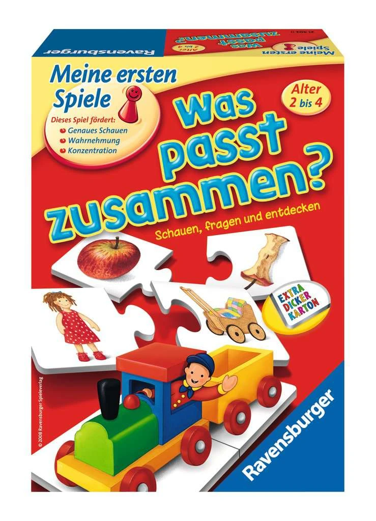 Ravensburger 21402 - Was Passt Zusammen? - Puzzelspiel Für Kinder, Bildpaare Zuordnen Für 1-4 Spieler Ab 2 Jahren 3 Ravensburger 21402 - Was Passt Zusammen? - Puzzelspiel Für Kinder, Bildpaare Zuordnen Für 1-4 Spieler Ab 2 Jahren