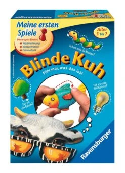 Ravensburger 21404 - Blinde Kuh - Kinderspiel, Gegenstände Fühlen Und Ertasten -Tastspiel Für 1-4 Spieler, Ab 3 Jahren Geeignet