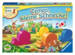 Ravensburger Kinderspiel 21420 - Tempo Kleine Schnecke, Das Spannende Schneckenrennen, Brettspiel Und Gesellschaftsspiel Für Mädchen Und Jungen , 2-6 Spieler, Ab 3 Jahren