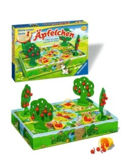 Ravensburger 22236 - Äpfelchen - Sammelspiel Für Kinder, Äpfel Pflücken Für 2-4 Spieler Ab 4-7 Jahren -Ravensburger Geschäft 22236 2