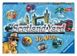 Ravensburger 22289 - Scotland Yard Junior, Brettspiel Für 2-4 Spieler, Gesellschafts- Und Familienspiel, Für Kinder Ab 6 Jahren