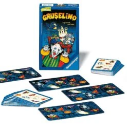 Ravensburger 23081 - Gruselino, Mitbringspiel Für 2-4 Spieler, Suchspiel Ab 5 Jahren, Kompaktes Format, Reisespiel -Ravensburger Geschäft 23081 2