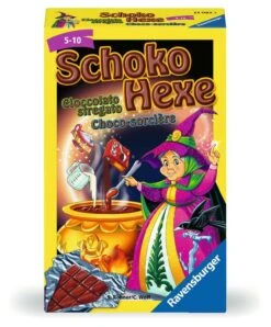Ravensburger 23082 - Schoko Hexe , Mitbringspiel Für 2-6 Spieler, Kartenspiel Ab 6 Jahren, Kompaktes Format, Reisespiel