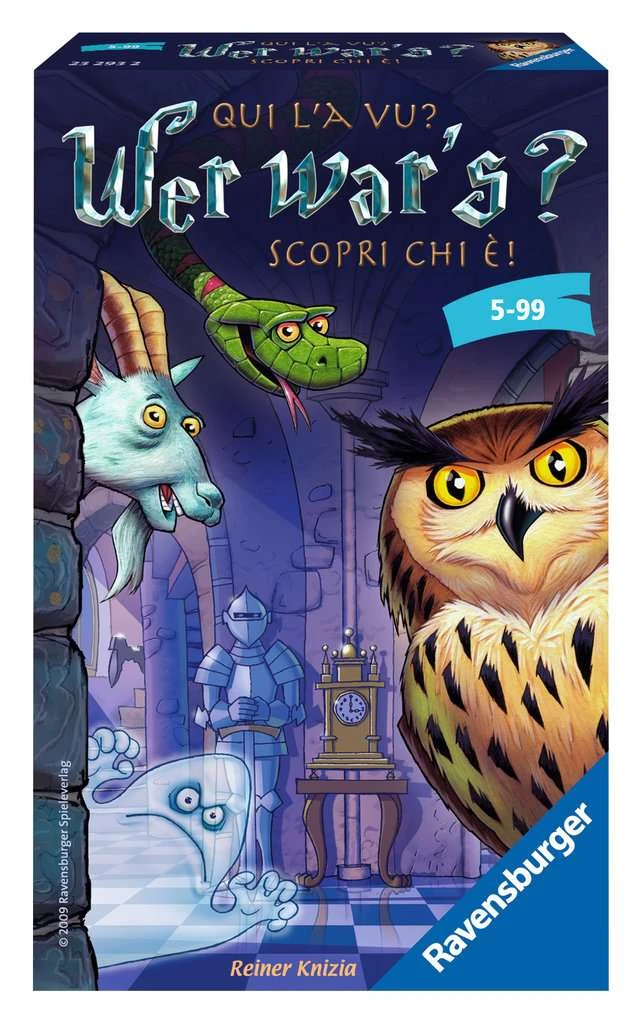 Ravensburger 23293 - Wer Wars?, Mitbringspiel Für 2-5 Spieler, Detektivspiel Ab 5 Jahren, Kompaktes Format, Reisespiel, Suchspiel 3 Ravensburger 23293 - Wer Wars?, Mitbringspiel Für 2-5 Spieler, Detektivspiel Ab 5 Jahren, Kompaktes Format, Reisespiel, Suchspiel