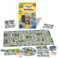 Ravensburger Lernspiel Rund Um Den Verkehr 24997, Kinderspiel, Ab 5 Jahren, Für 2-4 Spieler -Ravensburger Geschäft 24997 2