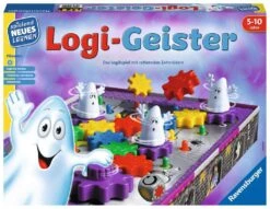 Ravensburger 25042 - Logi-Geister - Spielen Und Lernen Für Kinder, Lernspiel Für Kinder Von 5-10 Jahren, Spielend Neues Lernen Für 2-4 Spieler