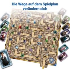 Ravensburger Familienspiele - 26031 Harry Potter Labyrinth - Harry Potter Fanartikel, Das Verrückte Labyrinth Spiel -Ravensburger Geschäft 26031 6 de DE