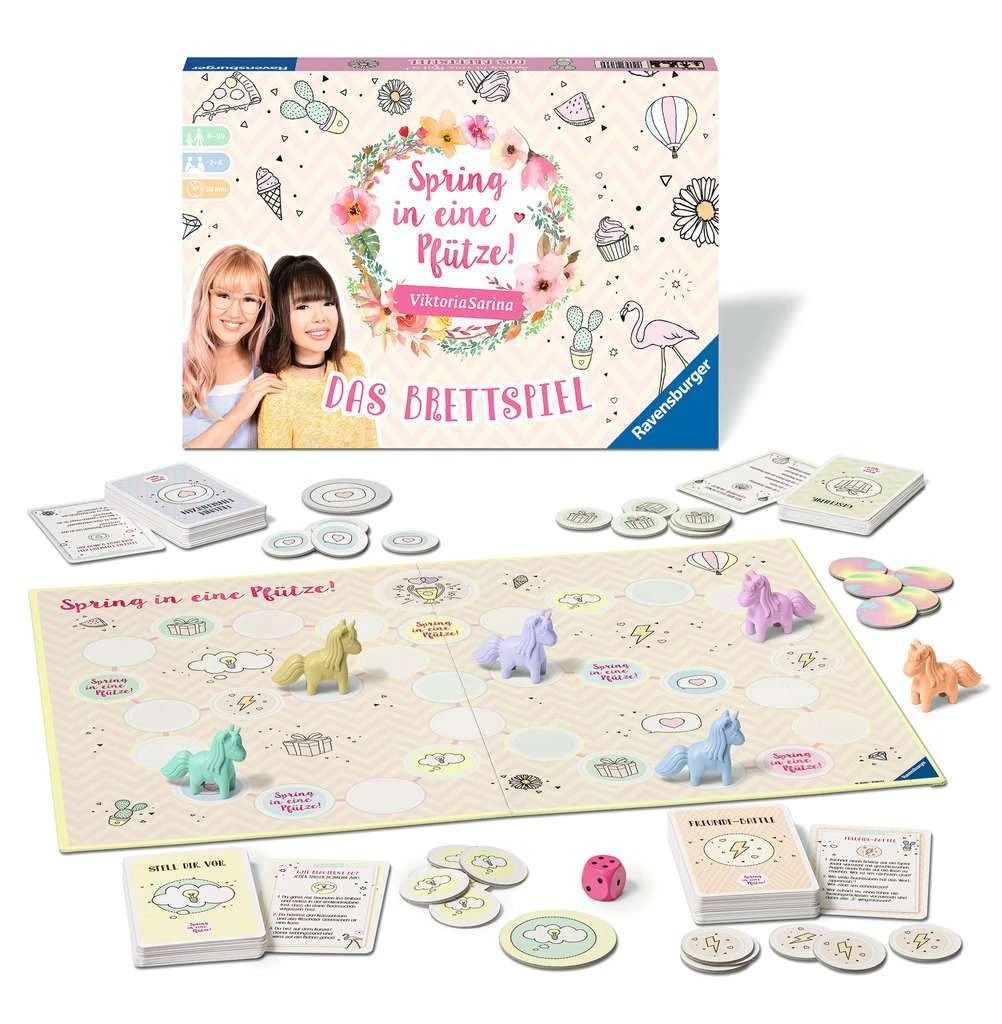 Ravensburger 26136 - Spring In Eine Pfütze! - Das Brettspiel Für Beste Freunde Oder Den Ganzen Freundeskreis, Kreativität & Fantasie Ab 8 Jahren, Für 2-6 Spieler - ViktoriaSarina 4 Ravensburger 26136 - Spring In Eine Pfütze! - Das Brettspiel Für Beste Freunde Oder Den Ganzen Freundeskreis, Kreativität & Fantasie Ab 8 Jahren, Für 2-6 Spieler - ViktoriaSarina – Bild 2