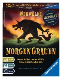 Ravensburger 26729 - Werwölfe - MorgenGrauen, Spielereihe Ab 10 Jahren, Gesellschaftsspiel Für 3-10 Spieler, Partyspiel