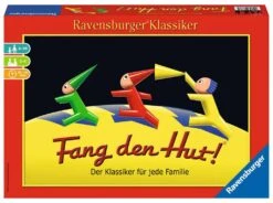 Ravensburger 26736 - Fang Den Hut - Hütchenspiel Für 2-6 Spieler, Familienspiel Ab 6 Jahren, Ravensburger Klassiker
