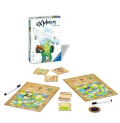 Ravensburger 26982 - Explorers - Abwechslungsreiches Flip & Write Spiel Für Erwachsene Und Kinder Ab 8 Jahren, Für Spieleabende Mit Freunden Oder Der Familie, Für 1-4 Spieler -Ravensburger Geschäft 26982 2