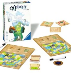 Ravensburger 26982 - Explorers - Abwechslungsreiches Flip & Write Spiel Für Erwachsene Und Kinder Ab 8 Jahren, Für Spieleabende Mit Freunden Oder Der Familie, Für 1-4 Spieler -Ravensburger Geschäft 26982 3