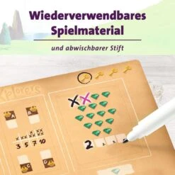 Ravensburger 26982 - Explorers - Abwechslungsreiches Flip & Write Spiel Für Erwachsene Und Kinder Ab 8 Jahren, Für Spieleabende Mit Freunden Oder Der Familie, Für 1-4 Spieler -Ravensburger Geschäft 26982 5 de DE