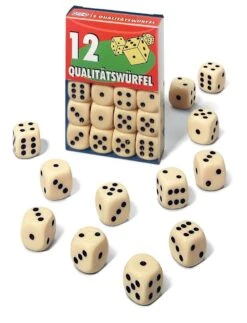 Ravensburger 27097 - 12 Würfel In Klarsichtbox, Spielzubehör, Für Die Ganze Familie, Qualität -Ravensburger Geschäft 27097 1