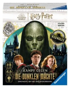 Ravensburger Familienspiel 27353 - Harry Potter - Kampf Gegen Die Dunklen Mächte - Basierend Auf Werwölfe - Gesellschaftsspiel Ab 9 Jahren Für 3-10 Spieler