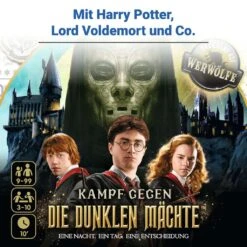 Ravensburger Familienspiel 27353 - Harry Potter - Kampf Gegen Die Dunklen Mächte - Basierend Auf Werwölfe - Gesellschaftsspiel Ab 9 Jahren Für 3-10 Spieler -Ravensburger Geschäft 27353 4 de DE