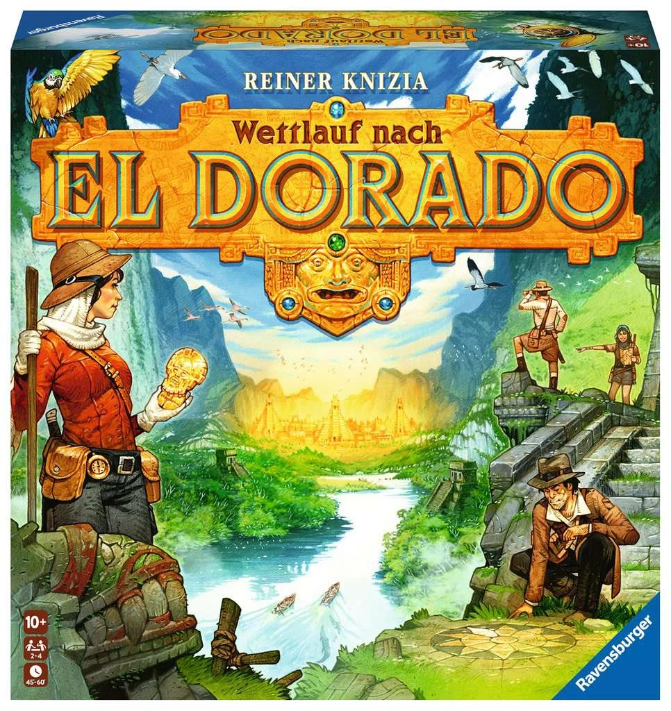 Ravensburger 27457 - Wettlauf Nach El Dorado, Strategiespiel, Spiel Für Erwachsene Und Kinder Ab 10 - Taktikspiel Geeignet Für 2-4 Spieler 3 Ravensburger 27457 - Wettlauf Nach El Dorado, Strategiespiel, Spiel Für Erwachsene Und Kinder Ab 10 - Taktikspiel Geeignet Für 2-4 Spieler