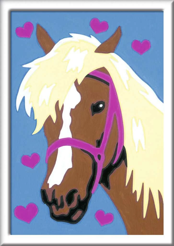 Ravensburger Malen Nach Zahlen 27693 - Liebes Pferd - Kinder Ab 7 Jahren 3 Ravensburger Malen Nach Zahlen 27693 - Liebes Pferd - Kinder Ab 7 Jahren