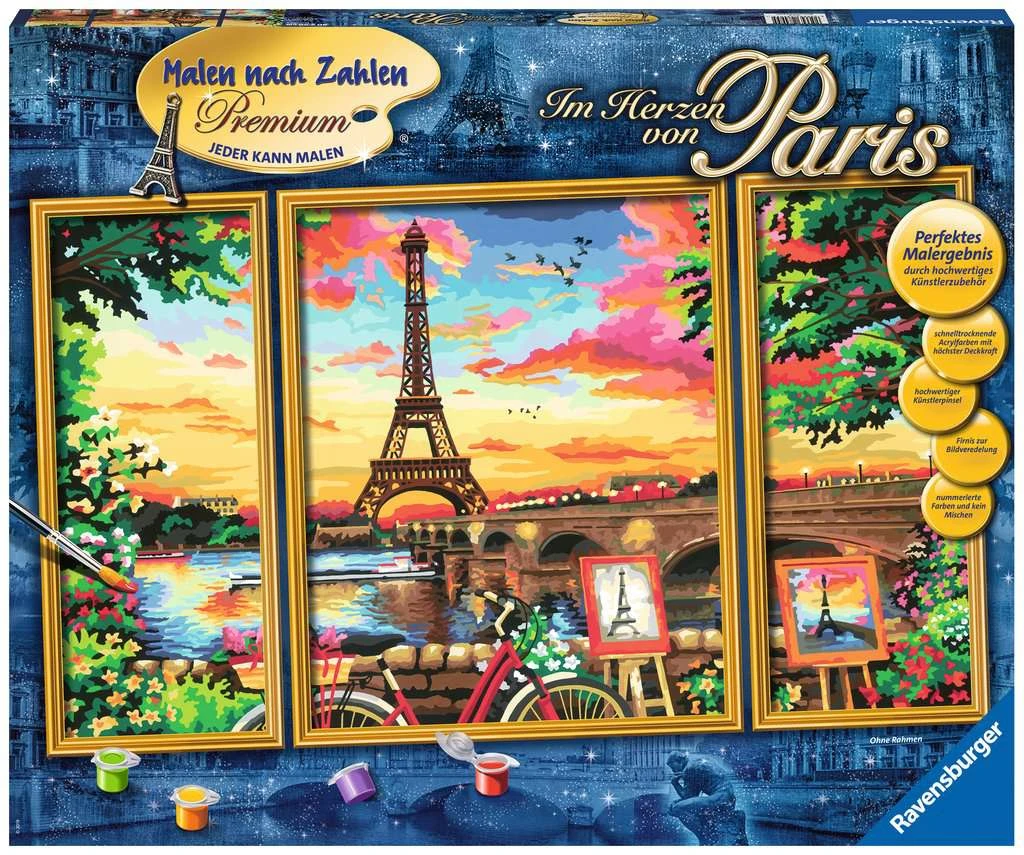 Ravensburger Malen Nach Zahlen 28495 - Im Herzen Von Paris – Ab 14 Jahren 3 Ravensburger Malen Nach Zahlen 28495 - Im Herzen Von Paris – Ab 14 Jahren