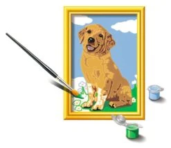 Ravensburger Malen Nach Zahlen 28511 - Kleiner Golden Retriever- Kinder Ab 7 Jahren -Ravensburger Geschäft 28511 3