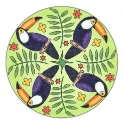 Ravensburger Mandala Designer Flamingo & Friends 28518, Zeichnen Lernen Für Kinder Ab 6 Jahren, Set Mit Mandala-Schablonen Für Farbenfrohe Mandalas -Ravensburger Geschäft 28518 2