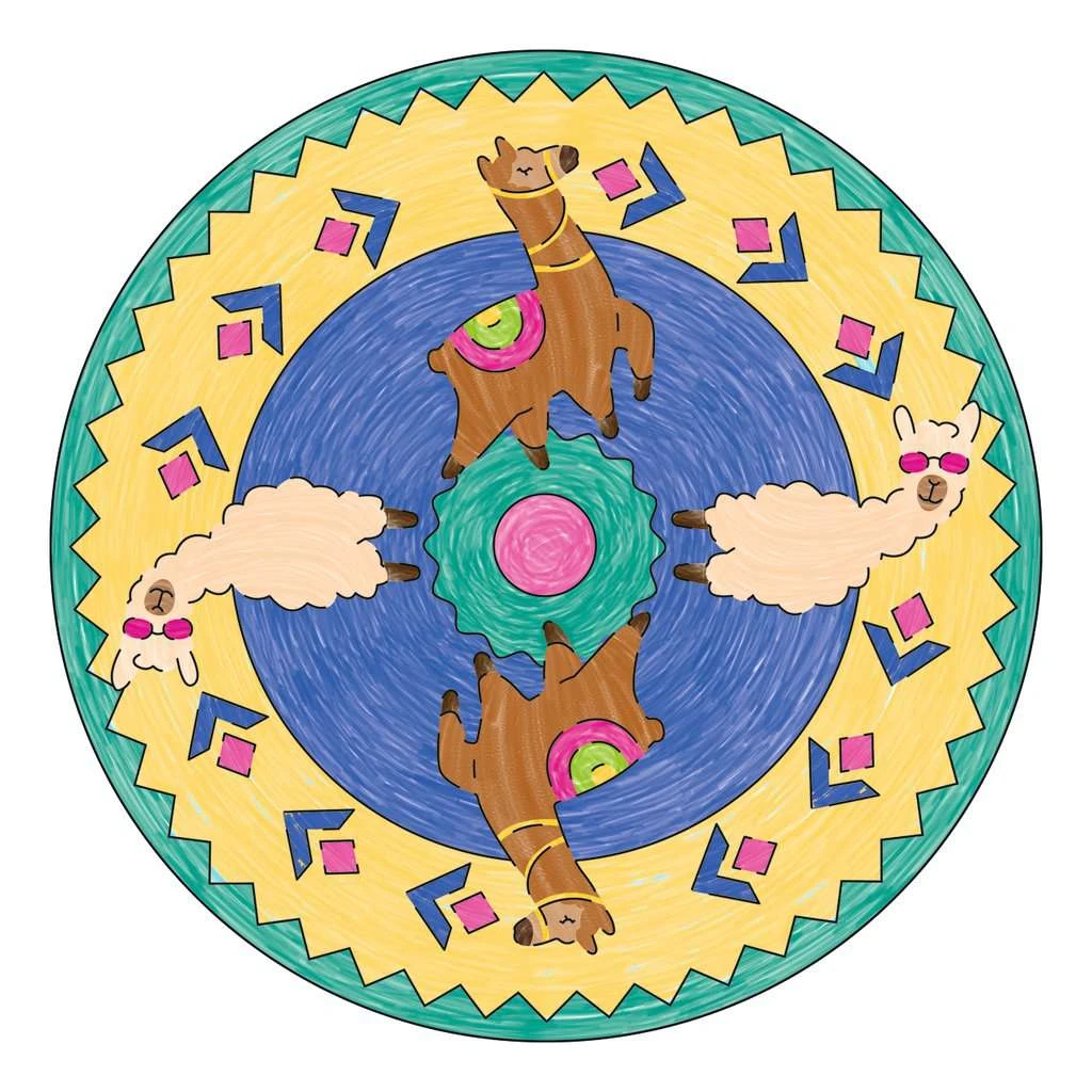 Ravensburger Mandala Designer Lama 28519, Zeichnen Lernen Für Kinder Ab 6 Jahren, Kreatives Zeichnen Mit Mandala-Schablonen Für Farbenfrohe Mandalas 7 Ravensburger Mandala Designer Lama 28519, Zeichnen Lernen Für Kinder Ab 6 Jahren, Kreatives Zeichnen Mit Mandala-Schablonen Für Farbenfrohe Mandalas – Bild 5