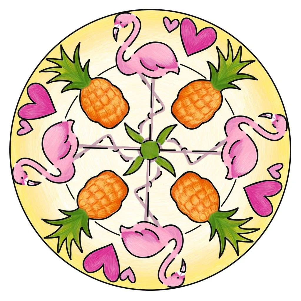 Ravensburger Mandala Designer Mini Flamingo 28520, Zeichnen Lernen Für Kinder Ab 6 Jahren, Zeichen-Set Mit Mandala-Schablone Für Farbenfrohe Mandalas 7 Ravensburger Mandala Designer Mini Flamingo 28520, Zeichnen Lernen Für Kinder Ab 6 Jahren, Zeichen-Set Mit Mandala-Schablone Für Farbenfrohe Mandalas – Bild 5