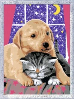 Ravensburger Malen Nach Zahlen 28647 - Flauschige Freunde – Kinder Ab 7 Jahren