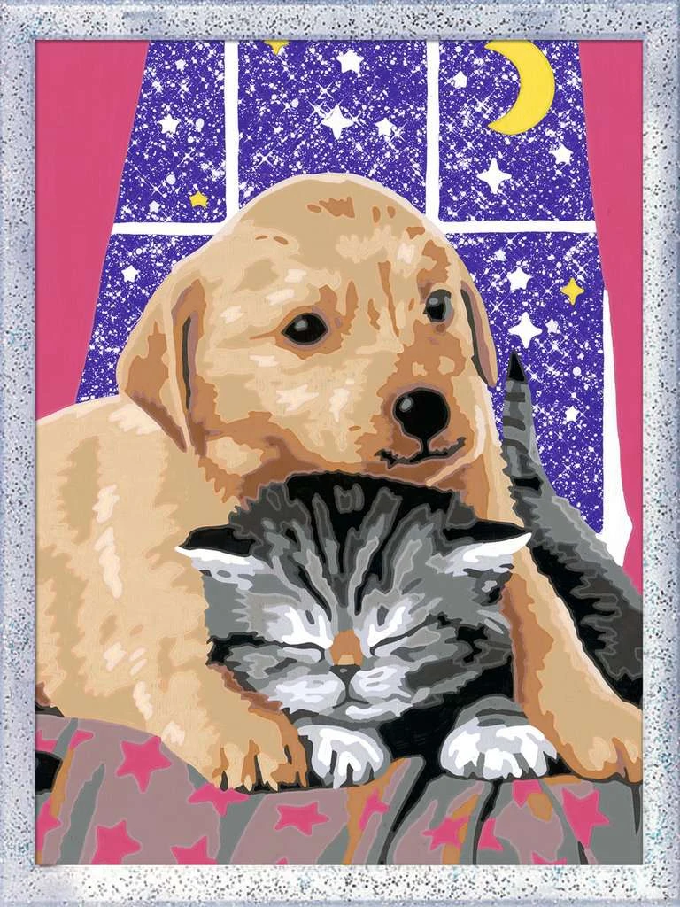 Ravensburger Malen Nach Zahlen 28647 - Flauschige Freunde – Kinder Ab 7 Jahren 3 Ravensburger Malen Nach Zahlen 28647 - Flauschige Freunde – Kinder Ab 7 Jahren