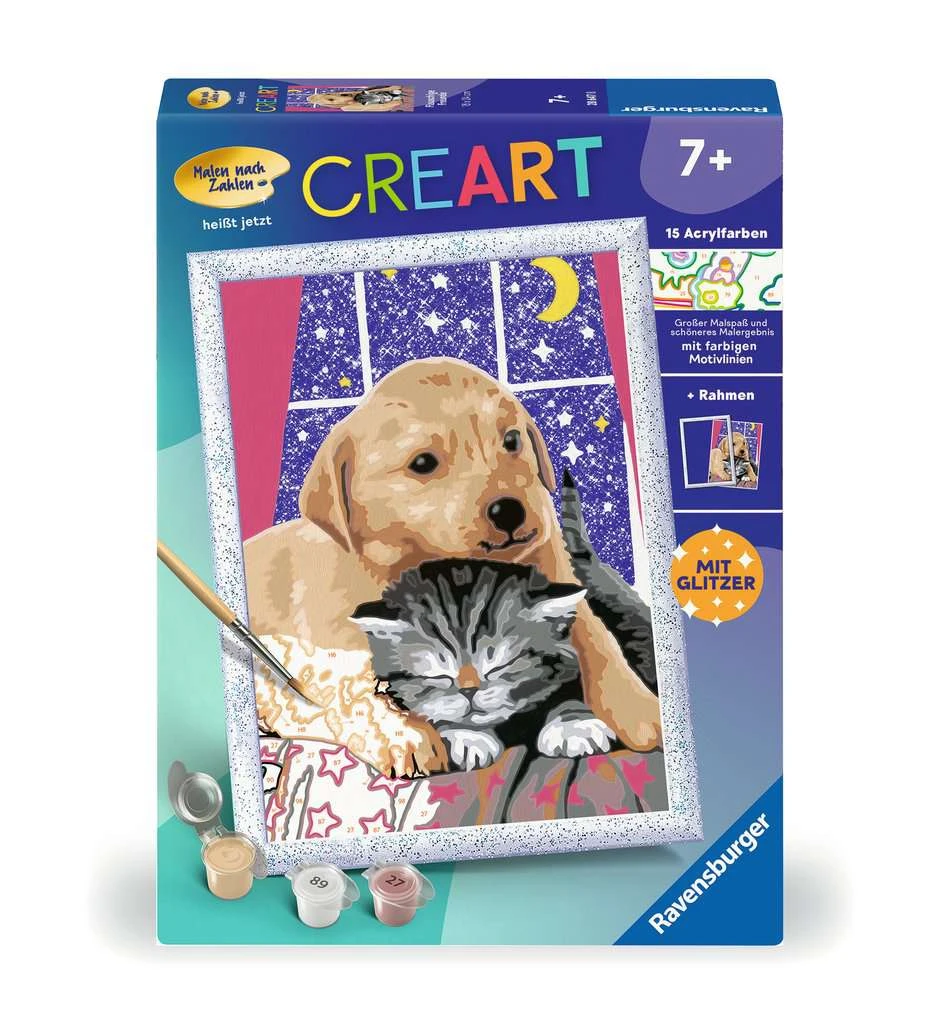 Ravensburger Malen Nach Zahlen 28647 - Flauschige Freunde – Kinder Ab 7 Jahren 4 Ravensburger Malen Nach Zahlen 28647 - Flauschige Freunde – Kinder Ab 7 Jahren – Bild 2