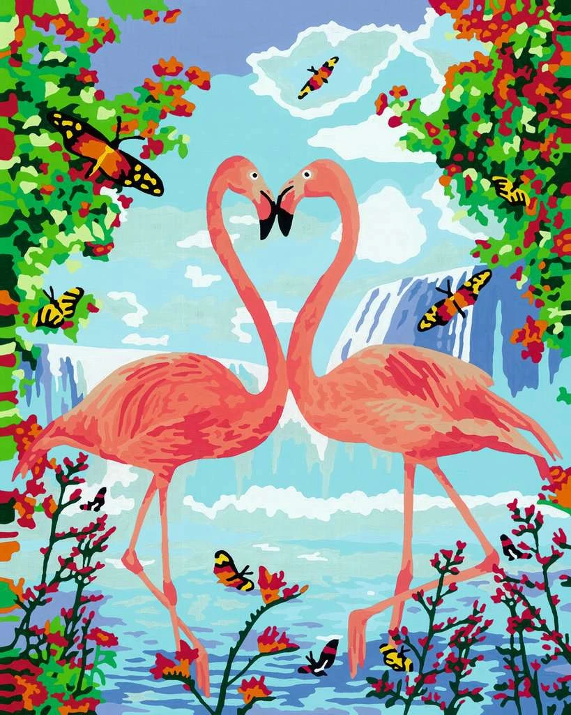 Ravensburger CreArt - Malen Nach Zahlen 28991 – Flamingo Love – Ab 12 Jahren 4 Ravensburger CreArt - Malen Nach Zahlen 28991 – Flamingo Love – Ab 12 Jahren – Bild 2