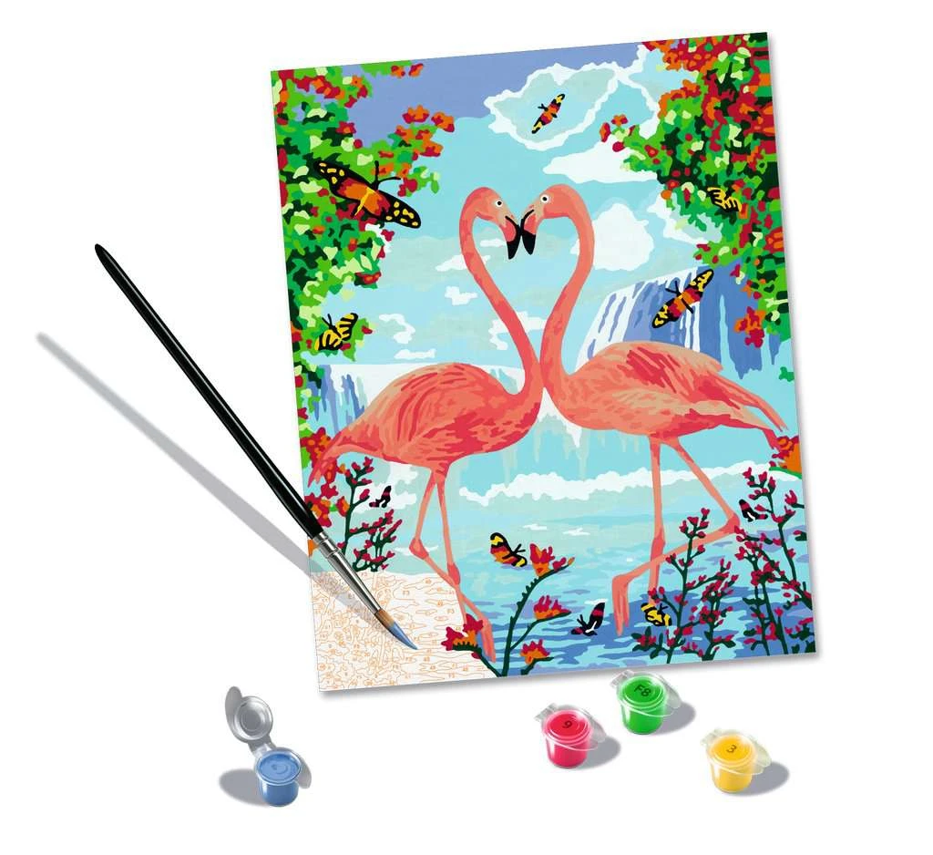 Ravensburger CreArt - Malen Nach Zahlen 28991 – Flamingo Love – Ab 12 Jahren 5 Ravensburger CreArt - Malen Nach Zahlen 28991 – Flamingo Love – Ab 12 Jahren – Bild 3