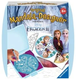 Ravensburger Mandala Designer Frozen 2 29025,Anna Und Elsa Zeichen Lernen Für Kinder Ab 6 Jahren, Set Mit Mandala-Schablone Für Farbenfrohe Mandalas