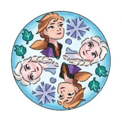 Ravensburger Mandala Designer Frozen 2 29025,Anna Und Elsa Zeichen Lernen Für Kinder Ab 6 Jahren, Set Mit Mandala-Schablone Für Farbenfrohe Mandalas -Ravensburger Geschäft 29025 4
