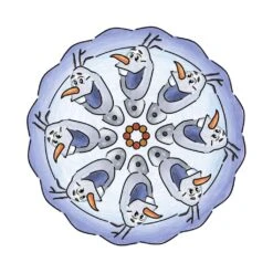 Ravensburger Mandala Designer Frozen 2 29025,Anna Und Elsa Zeichen Lernen Für Kinder Ab 6 Jahren, Set Mit Mandala-Schablone Für Farbenfrohe Mandalas -Ravensburger Geschäft 29025 6