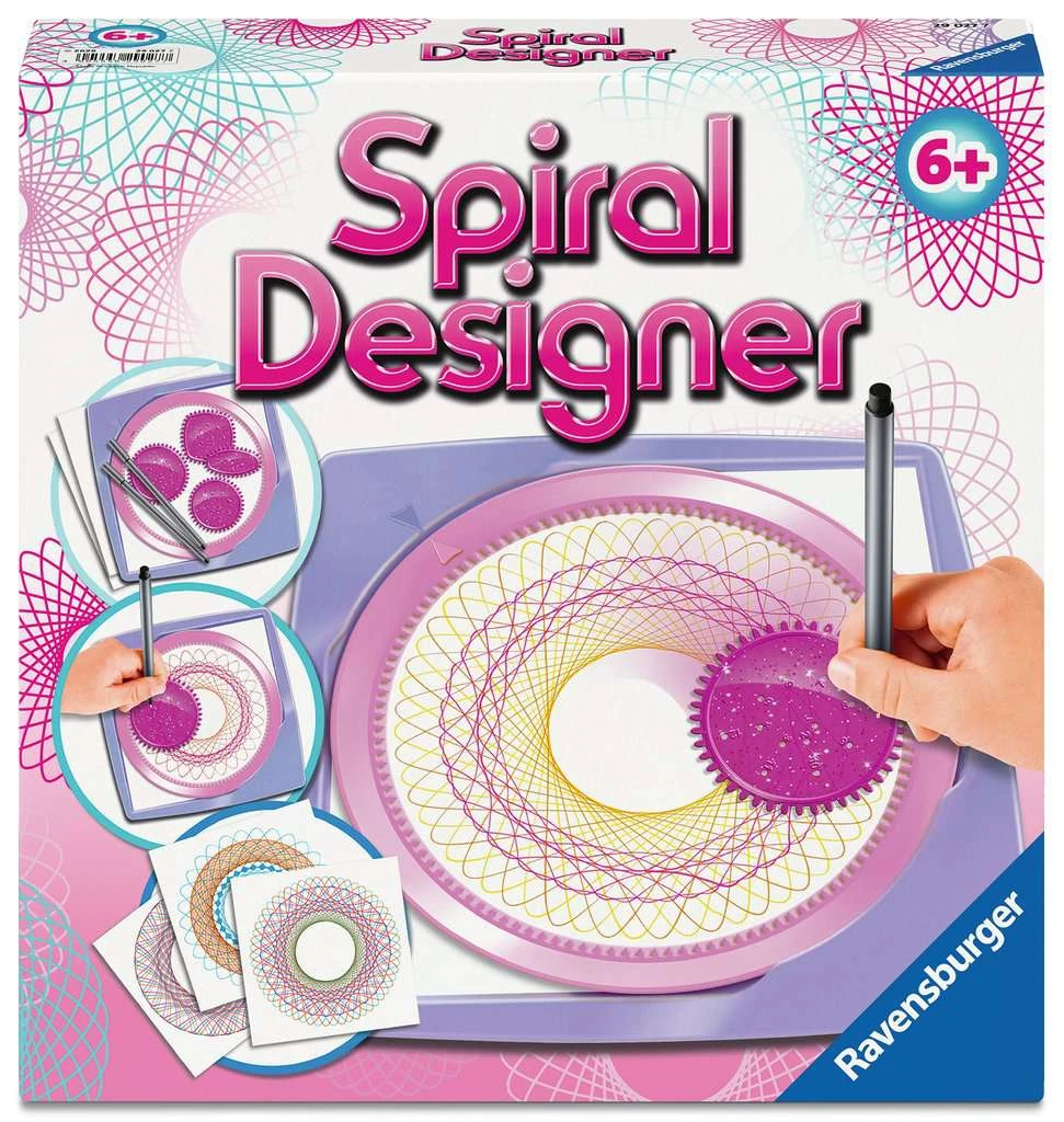 Ravensburger Spiral-Designer Girls 29027, Zeichnen Lernen Für Kinder Ab 6 Jahren, Zeichen-Set Mit Schablonen Für Farbenfrohe Spiralbilder Und Mandalas 3 Ravensburger Spiral-Designer Girls 29027, Zeichnen Lernen Für Kinder Ab 6 Jahren, Zeichen-Set Mit Schablonen Für Farbenfrohe Spiralbilder Und Mandalas