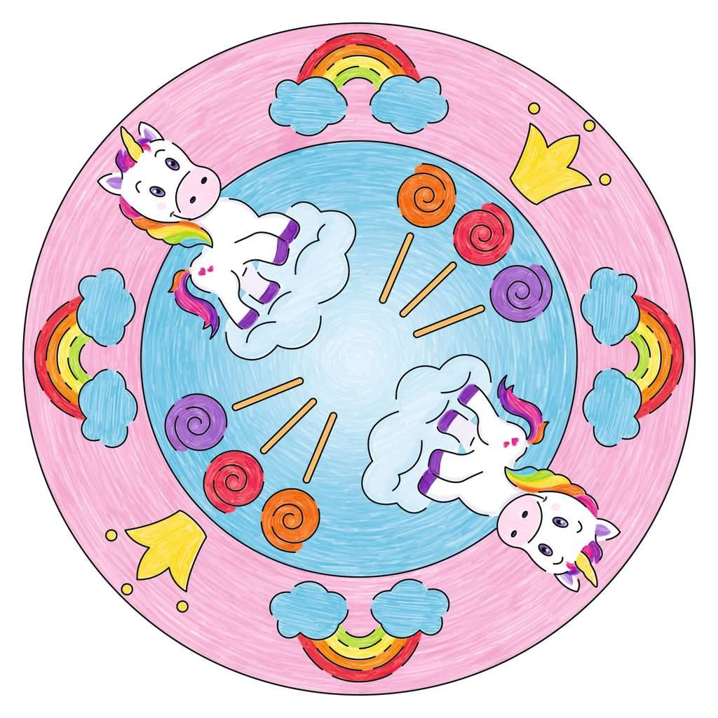 Ravensburger Mandala Designer Unicorn 29703, Zeichnen Lernen Für Kinder Ab 6 Jahren, Zeichen-Set Mit Mandala-Schablonen Für Farbenfrohe Mandalas 9 Ravensburger Mandala Designer Unicorn 29703, Zeichnen Lernen Für Kinder Ab 6 Jahren, Zeichen-Set Mit Mandala-Schablonen Für Farbenfrohe Mandalas – Bild 7