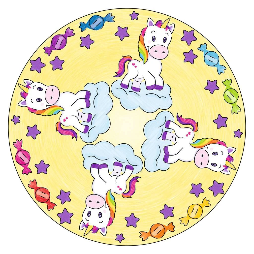 Ravensburger Mandala Designer Unicorn 29703, Zeichnen Lernen Für Kinder Ab 6 Jahren, Zeichen-Set Mit Mandala-Schablonen Für Farbenfrohe Mandalas 10 Ravensburger Mandala Designer Unicorn 29703, Zeichnen Lernen Für Kinder Ab 6 Jahren, Zeichen-Set Mit Mandala-Schablonen Für Farbenfrohe Mandalas – Bild 8