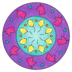 Ravensburger Mandala Designer Mini Unicorn 29704, Zeichnen Lernen Für Kinder Ab 6 Jahren, Zeichen-Set Mit Mandala-Schablone Für Farbenfrohe Mandalas -Ravensburger Geschäft 29704 6