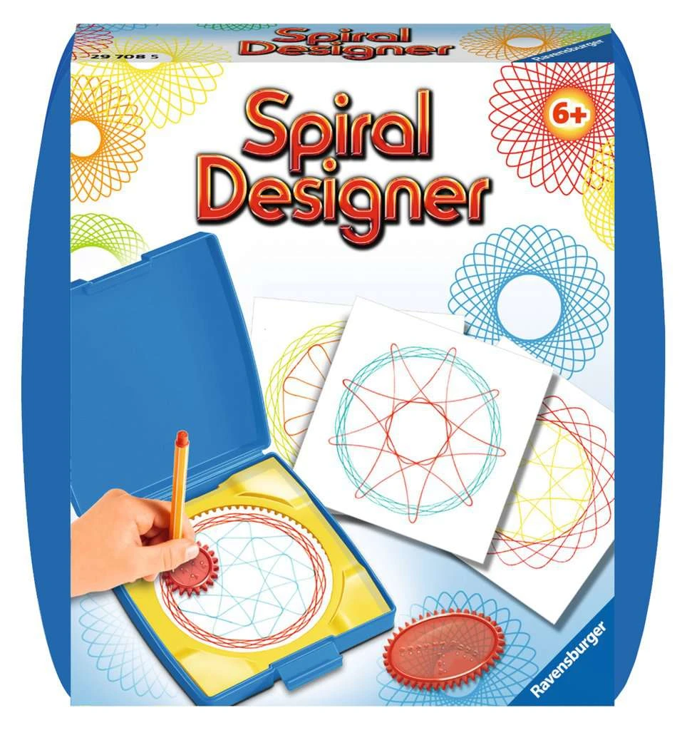 Ravensburger Spiral-Designer Mini 29708, Zeichnen Lernen Für Kinder Ab 6 Jahren, Kreatives Zeichen-Set Mit Mandala-Schablone Für Farbenfrohe Spiralbilder Und Mandalas 3 Ravensburger Spiral-Designer Mini 29708, Zeichnen Lernen Für Kinder Ab 6 Jahren, Kreatives Zeichen-Set Mit Mandala-Schablone Für Farbenfrohe Spiralbilder Und Mandalas