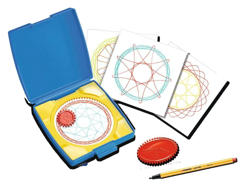 Ravensburger Spiral-Designer Mini 29708, Zeichnen Lernen Für Kinder Ab 6 Jahren, Kreatives Zeichen-Set Mit Mandala-Schablone Für Farbenfrohe Spiralbilder Und Mandalas 5 Ravensburger Spiral-Designer Mini 29708, Zeichnen Lernen Für Kinder Ab 6 Jahren, Kreatives Zeichen-Set Mit Mandala-Schablone Für Farbenfrohe Spiralbilder Und Mandalas – Bild 3