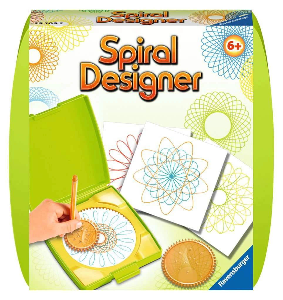 Ravensburger Spiral-Designer Mini 29709, Zeichnen Lernen Für Kinder Ab 6 Jahren, Kreatives Zeichen-Set Mit Mandala-Schablone Für Farbenfrohe Spiralbilder Und Mandalas 3 Ravensburger Spiral-Designer Mini 29709, Zeichnen Lernen Für Kinder Ab 6 Jahren, Kreatives Zeichen-Set Mit Mandala-Schablone Für Farbenfrohe Spiralbilder Und Mandalas