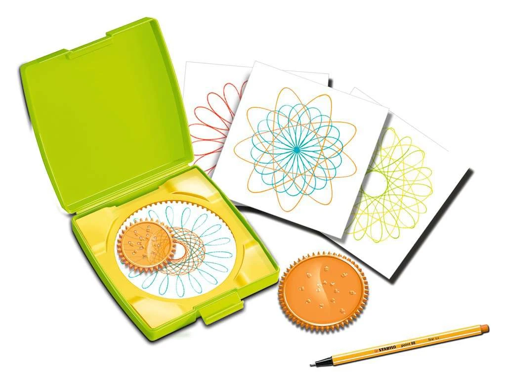 Ravensburger Spiral-Designer Mini 29709, Zeichnen Lernen Für Kinder Ab 6 Jahren, Kreatives Zeichen-Set Mit Mandala-Schablone Für Farbenfrohe Spiralbilder Und Mandalas 9 Ravensburger Spiral-Designer Mini 29709, Zeichnen Lernen Für Kinder Ab 6 Jahren, Kreatives Zeichen-Set Mit Mandala-Schablone Für Farbenfrohe Spiralbilder Und Mandalas – Bild 7