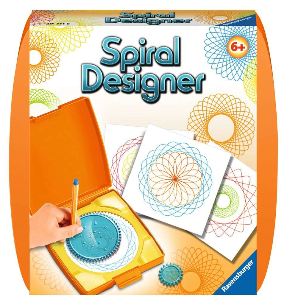 Ravensburger Spiral-Designer Mini, Zeichnen Lernen Für Kinder Ab 6 Jahren, Kreatives Zeichen-Set Mit Mandala-Schablone Für Farbenfrohe Spiralbilder Und Mandalas 3 Ravensburger Spiral-Designer Mini, Zeichnen Lernen Für Kinder Ab 6 Jahren, Kreatives Zeichen-Set Mit Mandala-Schablone Für Farbenfrohe Spiralbilder Und Mandalas